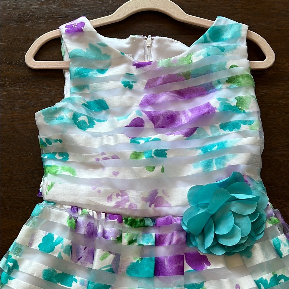 Floral Kids Formal Dress - Never Worn
